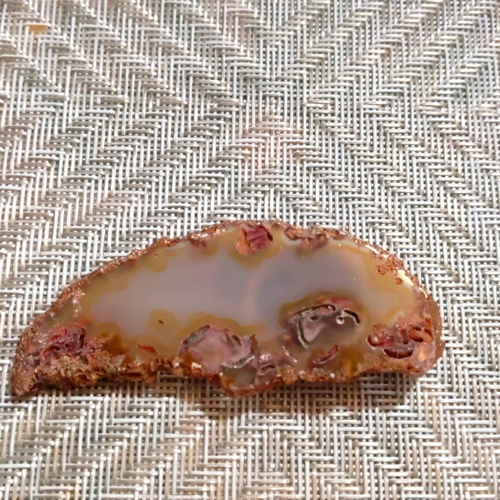 Agate slice natural stone magnet